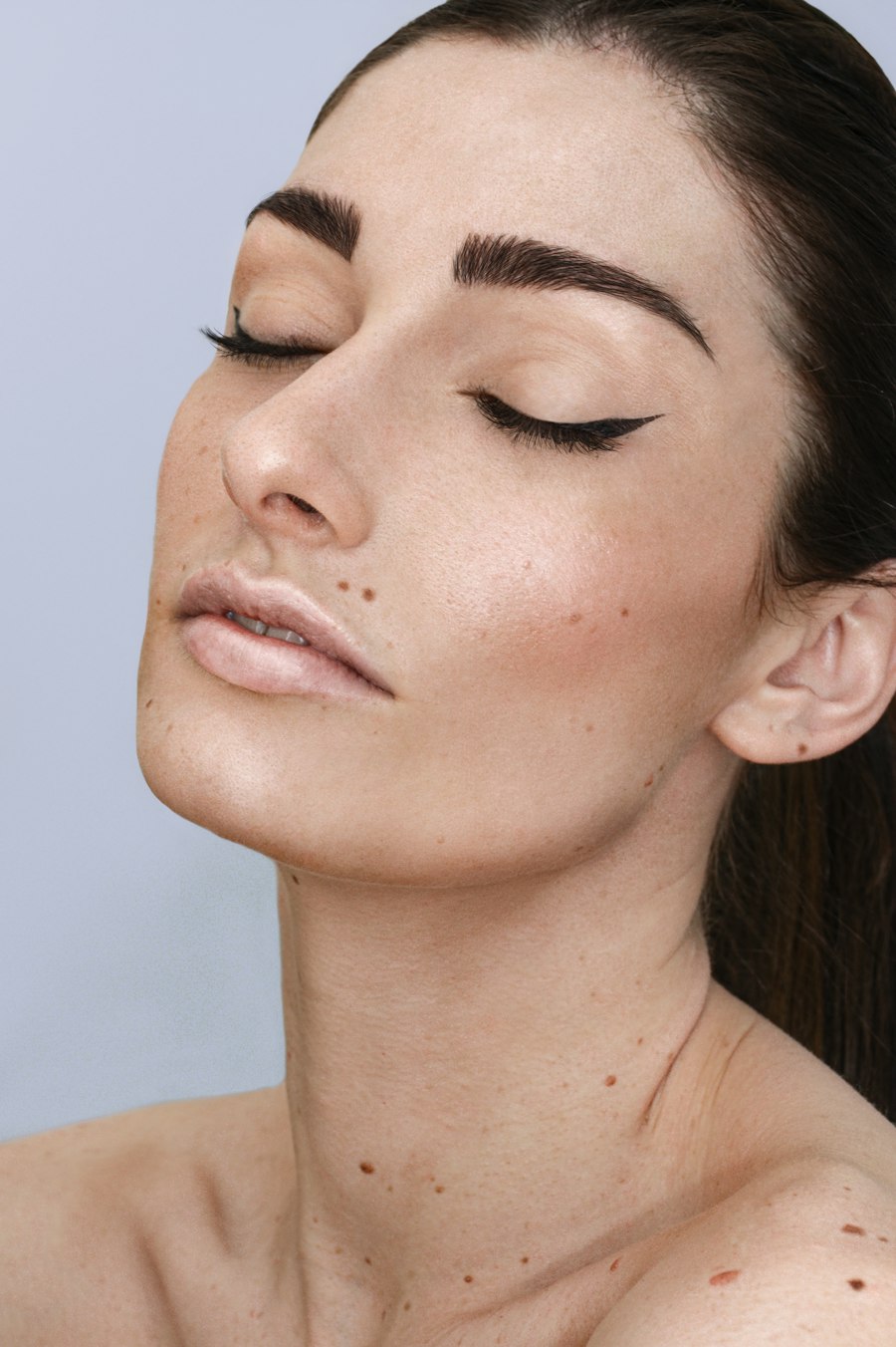 Natural looking brows and lashes